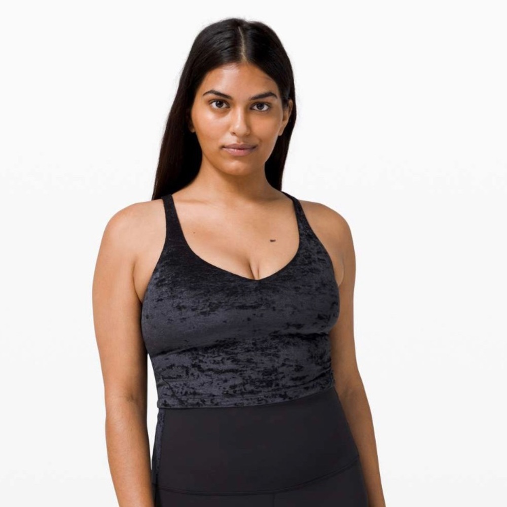 Lululemon Align Black Velvet Bra Top